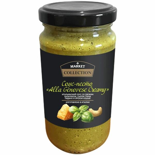 Соус-песто Alla Genovese Creamy Market Collection, 180г