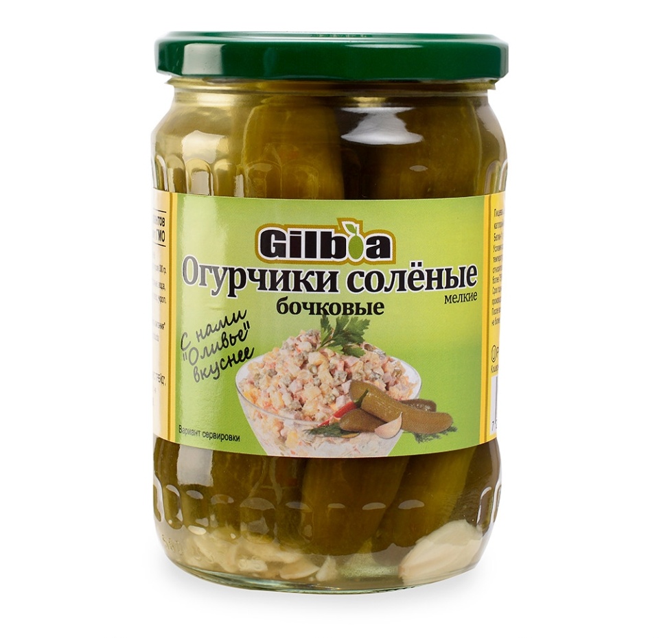 

Огурцы соленые Gilboa мелкие бочковые