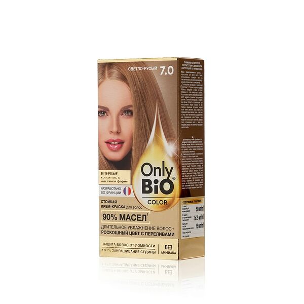 Крем - краска для волос Only Bio Color 7.0 , Светло-русый , 115мл