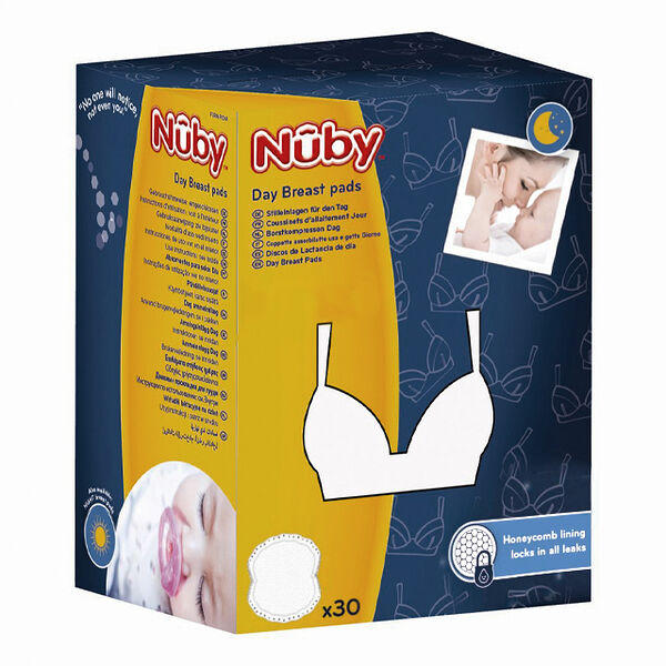Nuby груди вставки белый N28+2 Черный