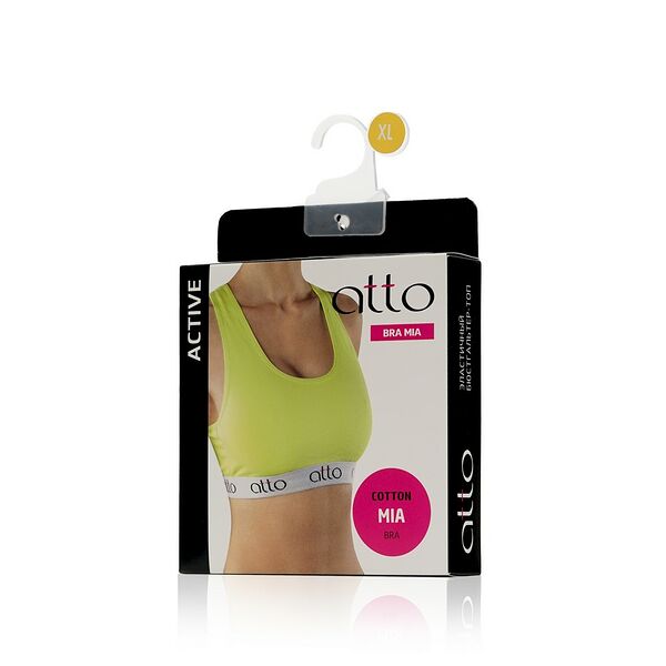 Женский бюстгалтер - топ Atto Bra Mia, Лимон, XL