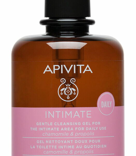 APIVITA Intimate daily Гель для ежедневной интимной гигиены Ромашка и прополис очищающий, 300 мл
