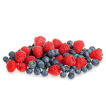 Ягодный микс сердце (голубика, малина)