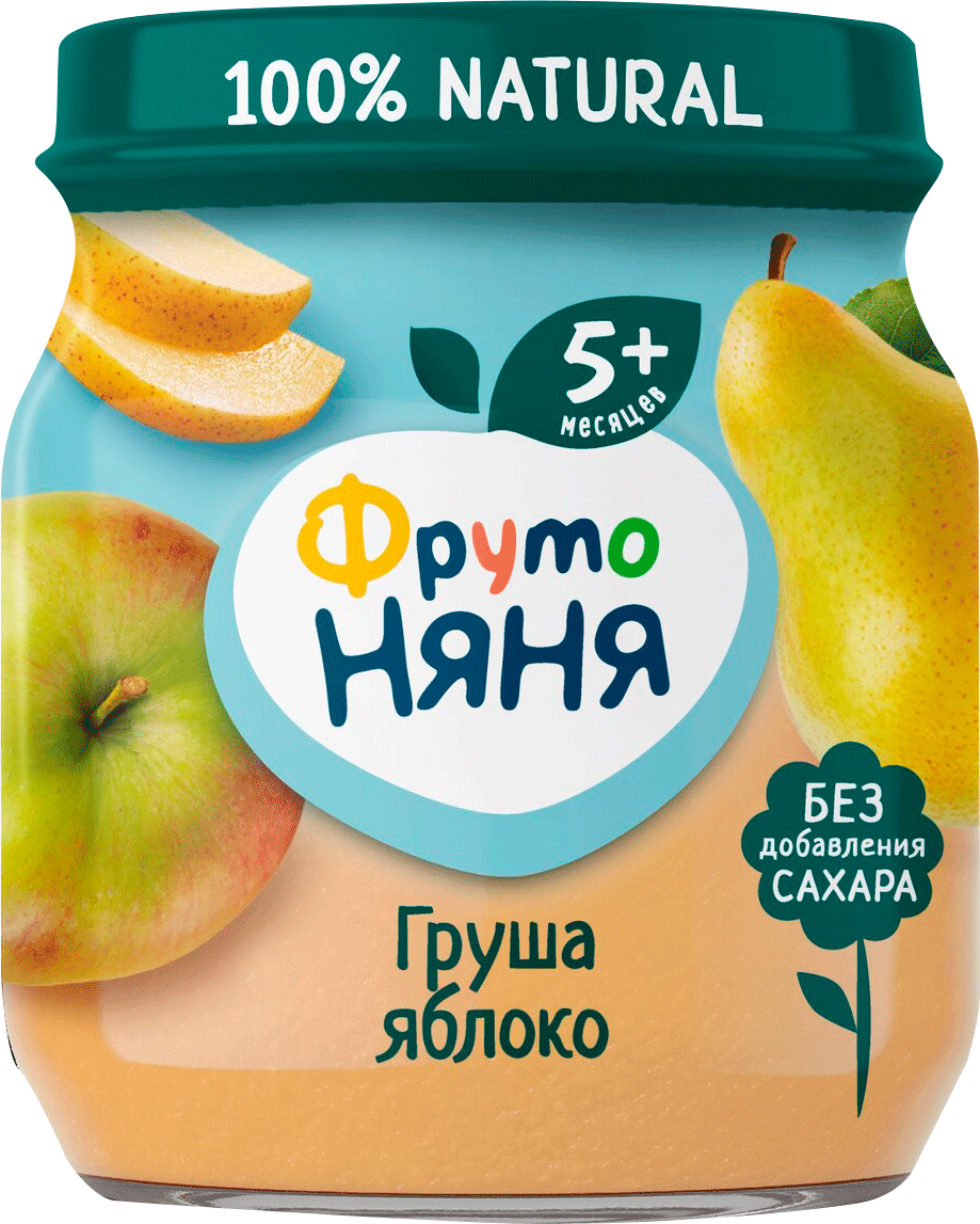 

Пюре Фрутоняня Груша и яблоко
