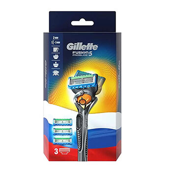 Станок для бритья ProGlide Flexball со сменной кассетой + сменные кассеты для бритья 2 шт., Gillette Fusion, Польша