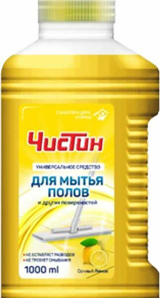 Средство Чистин Сочный Лимон универсальное для мытья полов 1000г