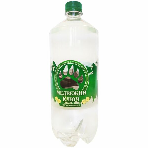 Вода Медвежий Ключ минеральная питьевая природная столовая негазированная, 500мл