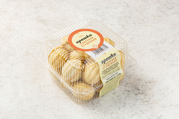 Орешки с варёной сгущёнкой