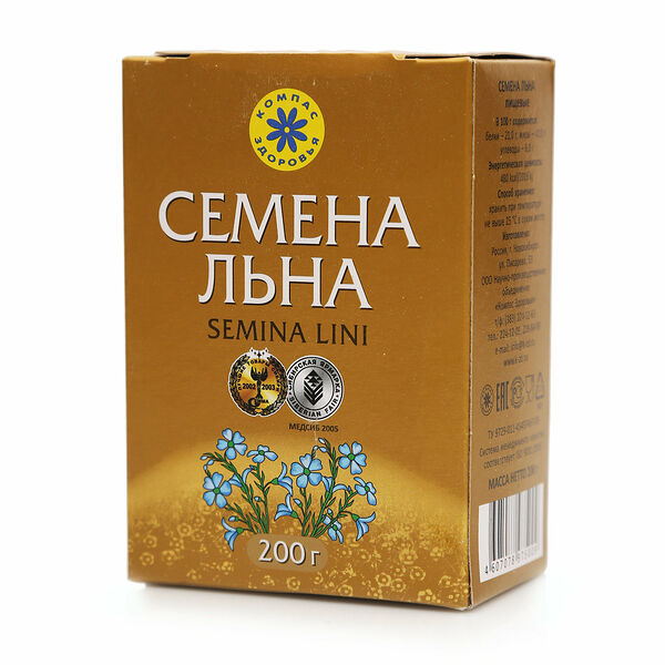 Семена льна Компас Здоровья 200 г