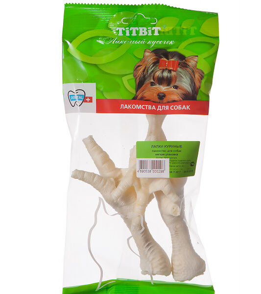 TiTBiT Лапки куриные для собак