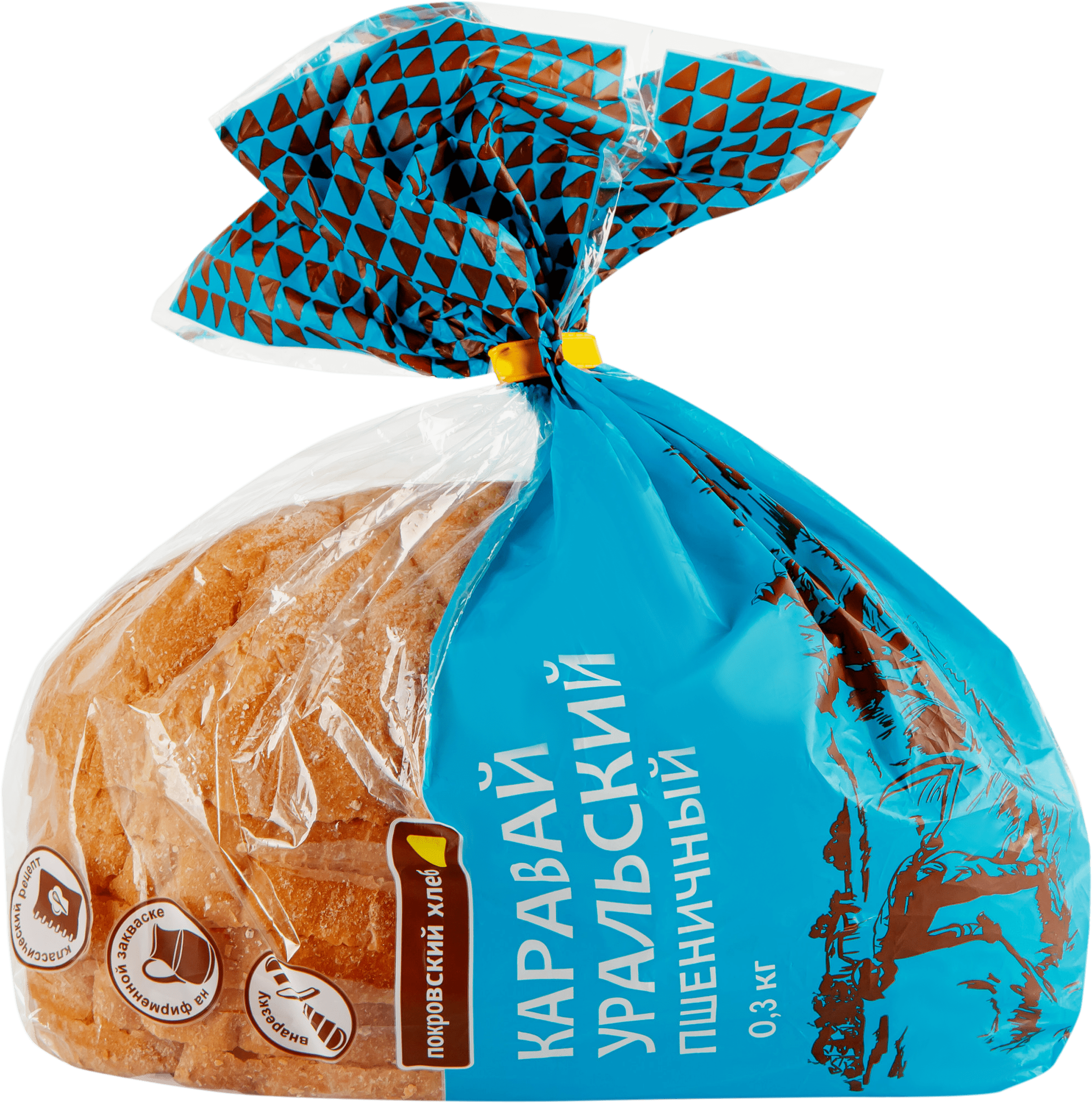 

Хлеб Покровский Хлеб Каравай Уральский в нарезке 300 г