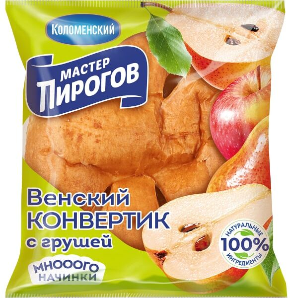 Конвертик Венский Мастер Пирогов с грушей 70 г