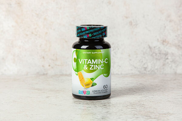 Витамин С + Цинк мармелад со вкусом лимонного мороженого 