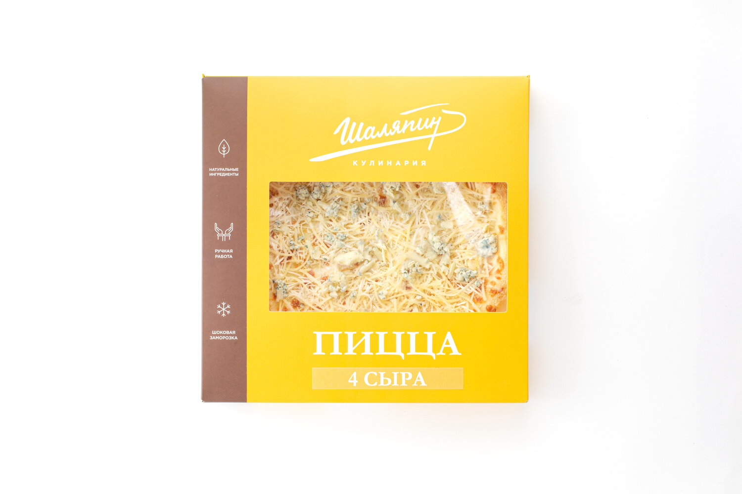 

Пицца Шаляпин 4 сыра 400 г