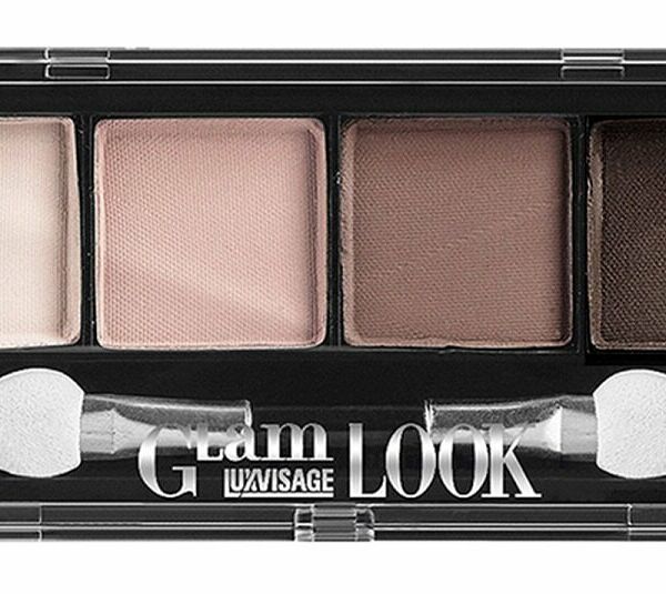 LUXVISAGE Тени для век LUXVISAGE Glam Look (4-х цветные), 01 тон