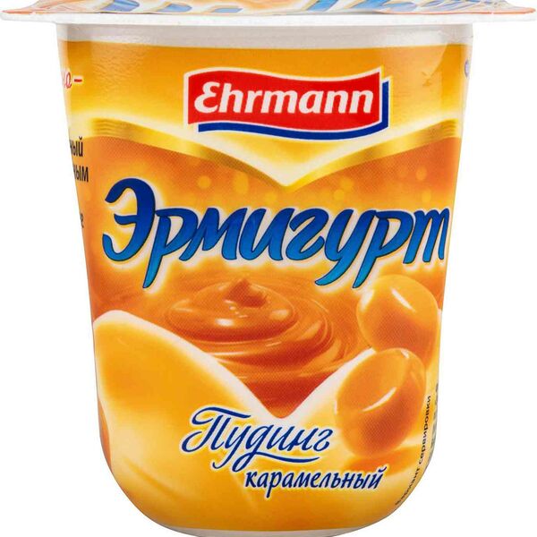 Пудинг Эрмигурт карамельный 3%, 1 шт