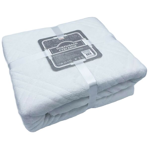 Покрывало стеганое Fionet, 220х240 см, белый