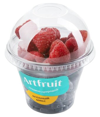 Ягодный микс Artfruit голубика малина 150 г