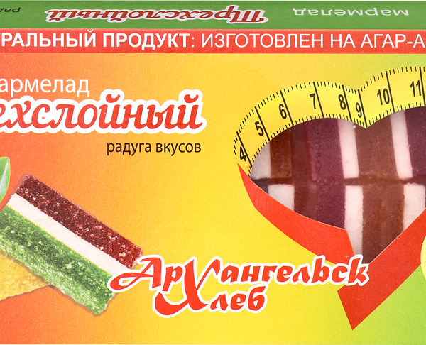 Мармелад АРХХЛЕБ Трехслойный, 250г