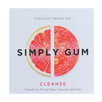 Жевательная резинка Simply Gum Грейпфрут, Опунция, Морская соль, Кайенский перец 30 г, США