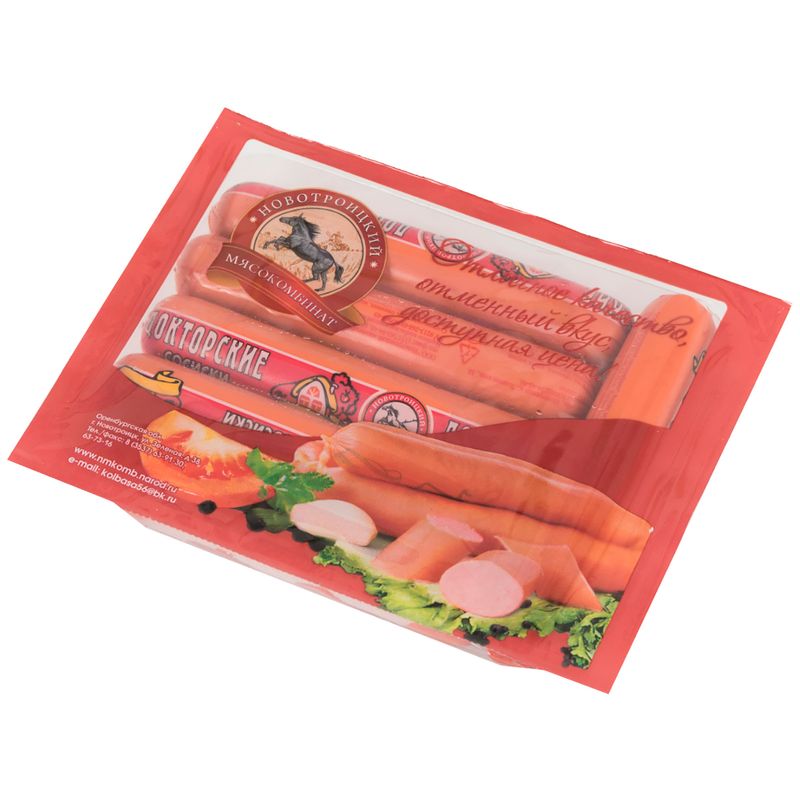 

Сосиски Новотроицкий мясокомбинат Докторские, 420 г