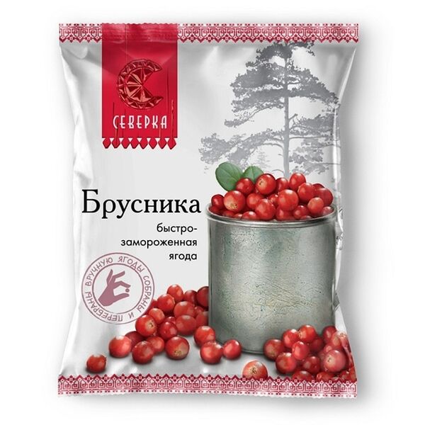 Брусника быстрозамороженная Северка