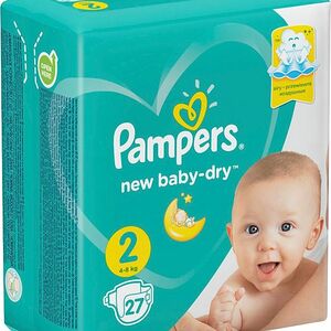 Подгузники Pampers new baby-dry 27 шт 2 (4-8 кг)