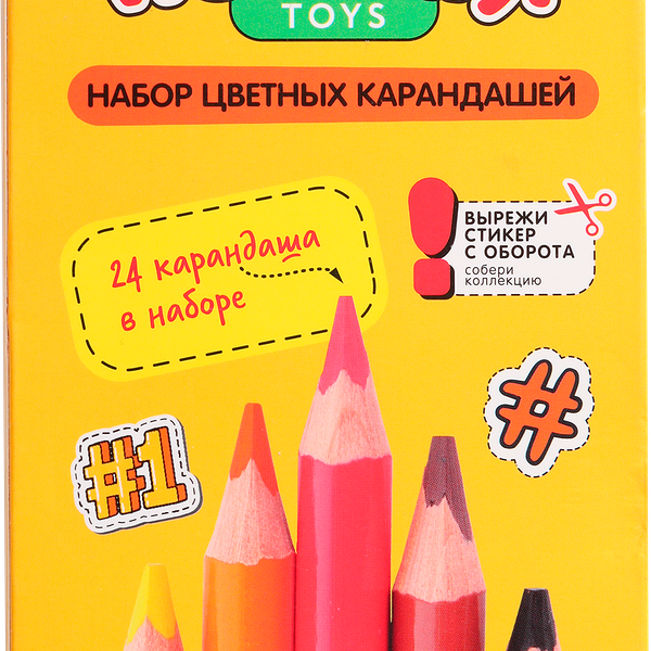 Набор цветных карандашей Wow Play
