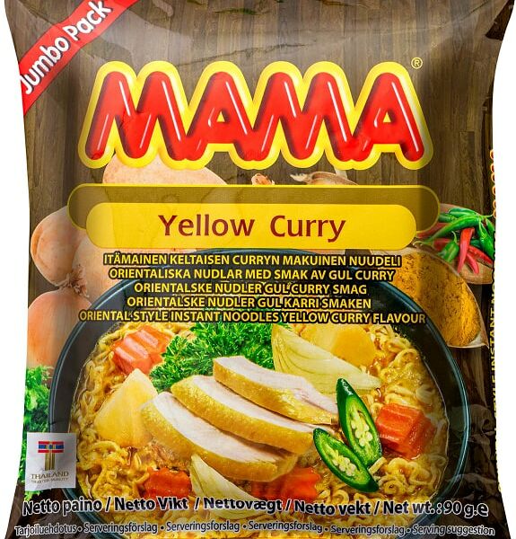 Лапша МАМА Быстрого приготовления Yellow Curry 90г