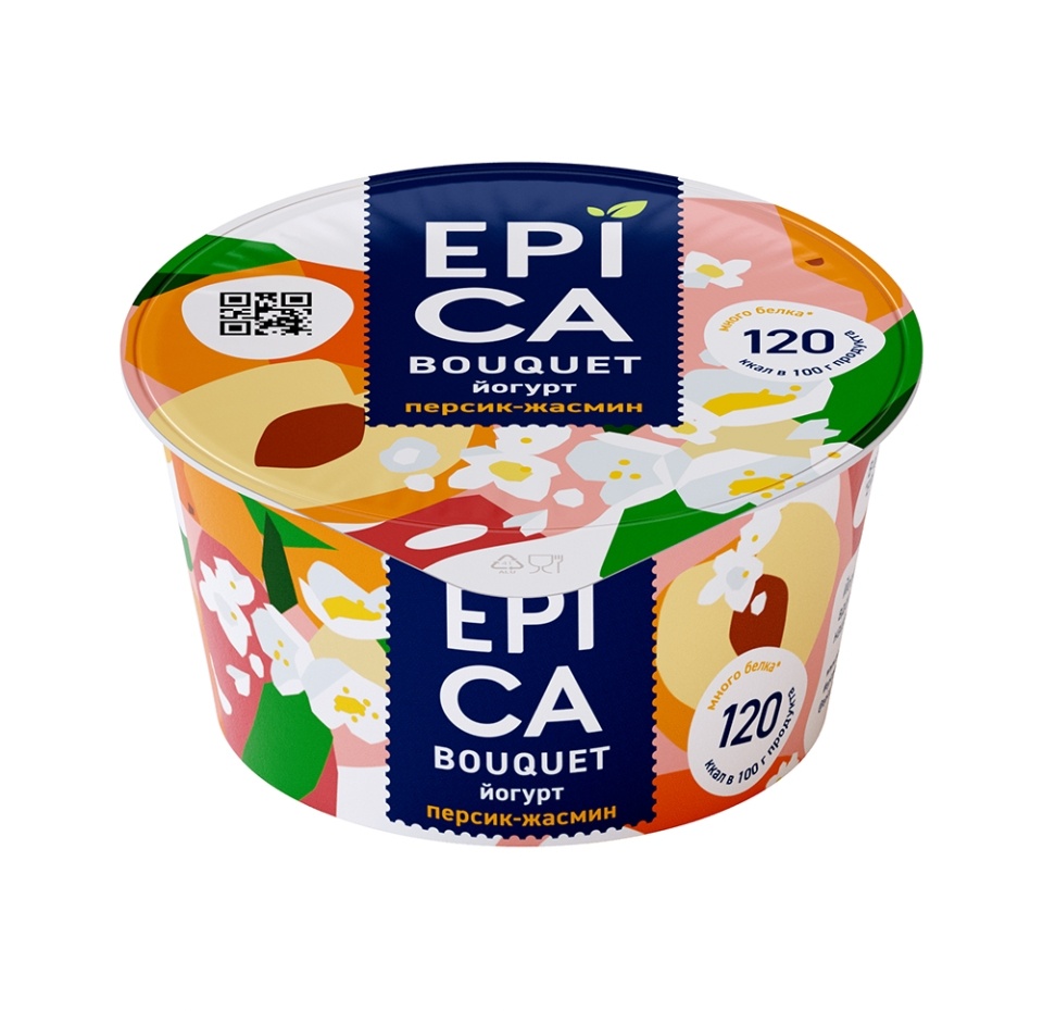 

Йогурт Epica Bouquet Персик-жасмин 4.8% 130 г