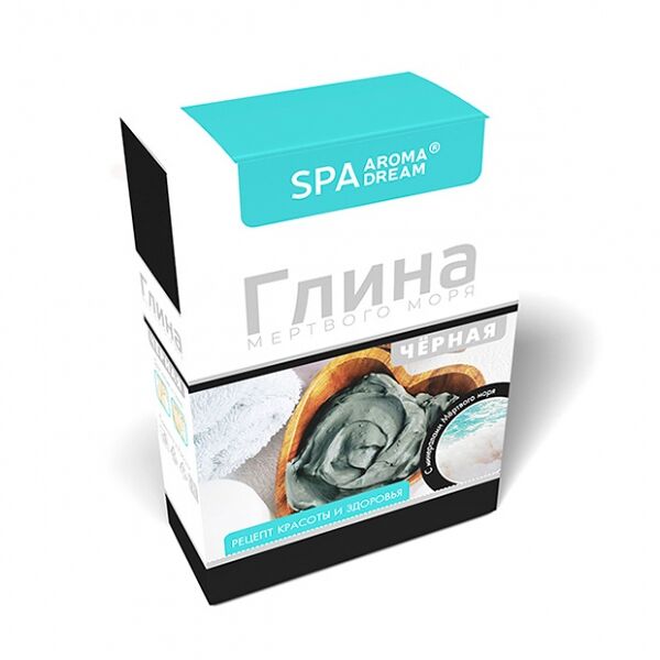 Spa Aroma Dream глина Мертвого моря черная для лица и тела 100 г