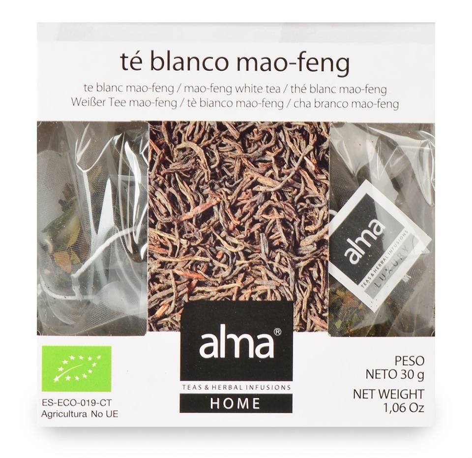 

Чай белый Alma Home Organic Маофэн в пакетиках, 15 шт.