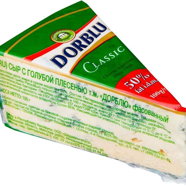 Сыр Dorblu Classic с голубой плесенью 50%