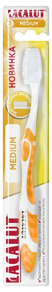 

Lacalut Medium зубная щетка, 1 шт в ассортименте