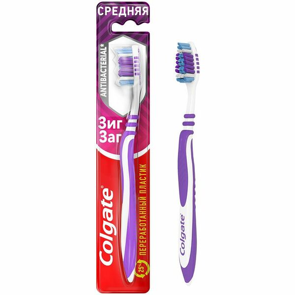 Щетка зубная Colgate Зиг-Заг средней жесткости