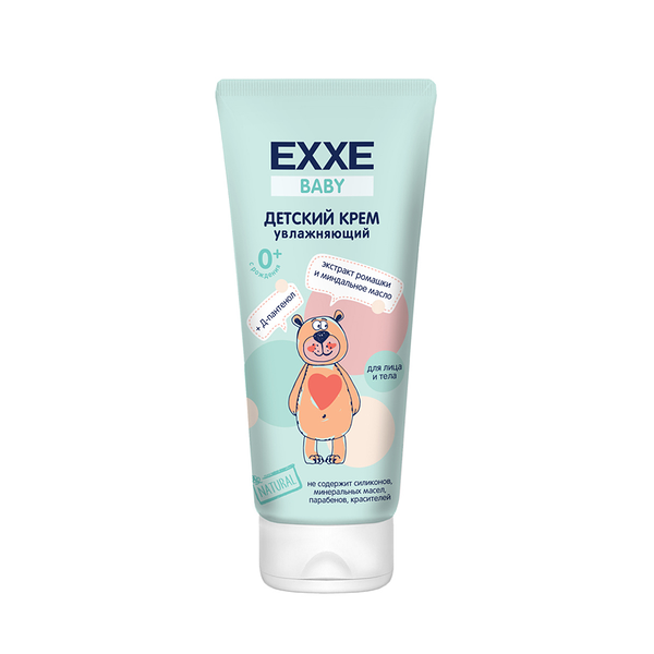 Детский крем Exxe Baby 0+ Увлажняющий 100 мл