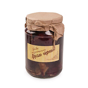 Грибы по-домашнему груздь Чёрный 600 г, Россия