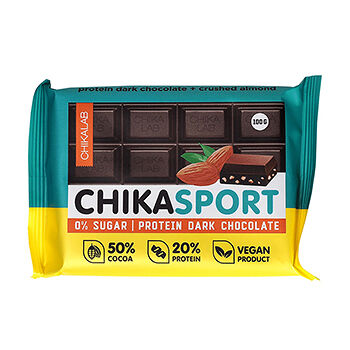Шоколад темный Chikalab с миндалем