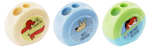 

Точилка пластиковая Meshu Best friend, 2 отверстия в ассортименте 1 шт