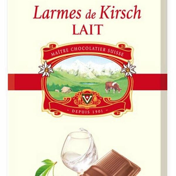 Шоколад молочный Villars с вишневым бренди