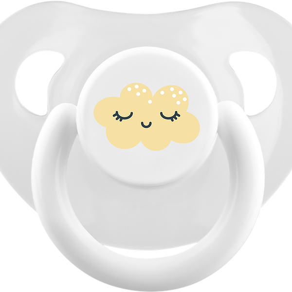 Пустышка, скошенная форма соска Lubby, от 6 мес., латекс