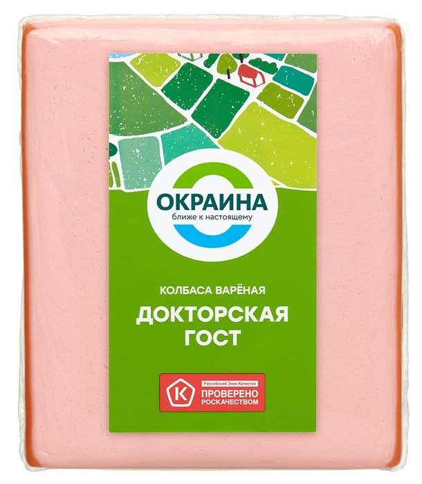 

Колбаса варёная Окраина Докторская 470 г