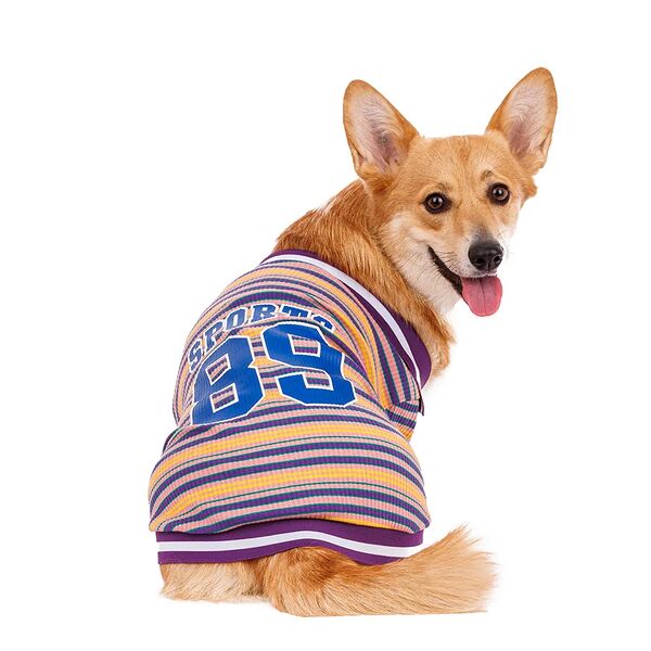 Футболка для собак Sports 89 2XL фиолетовый (унисекс)