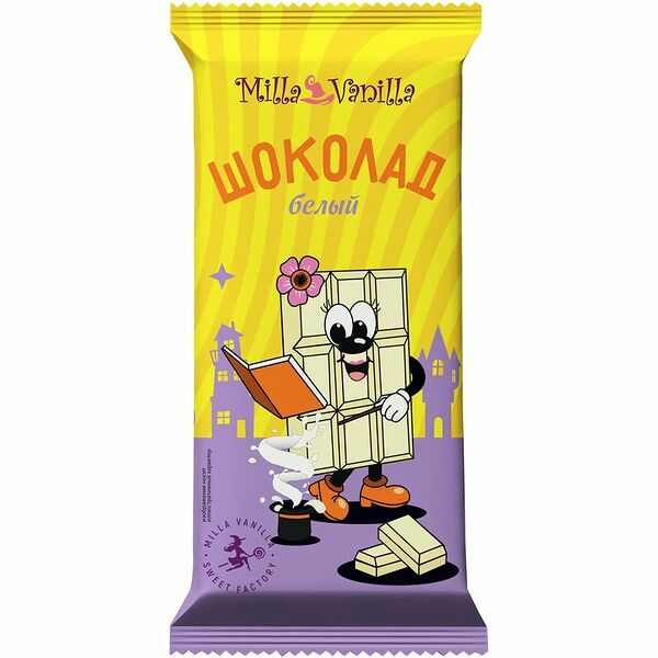 Шоколад Milla Vanilla белый 85г
