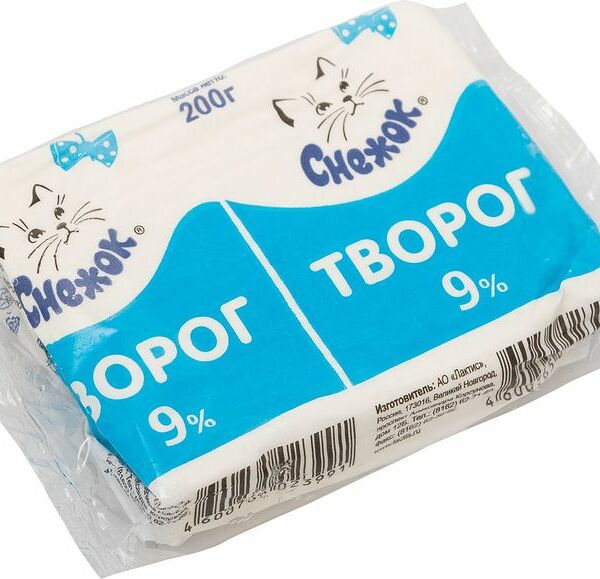 Творог Снежок 9%