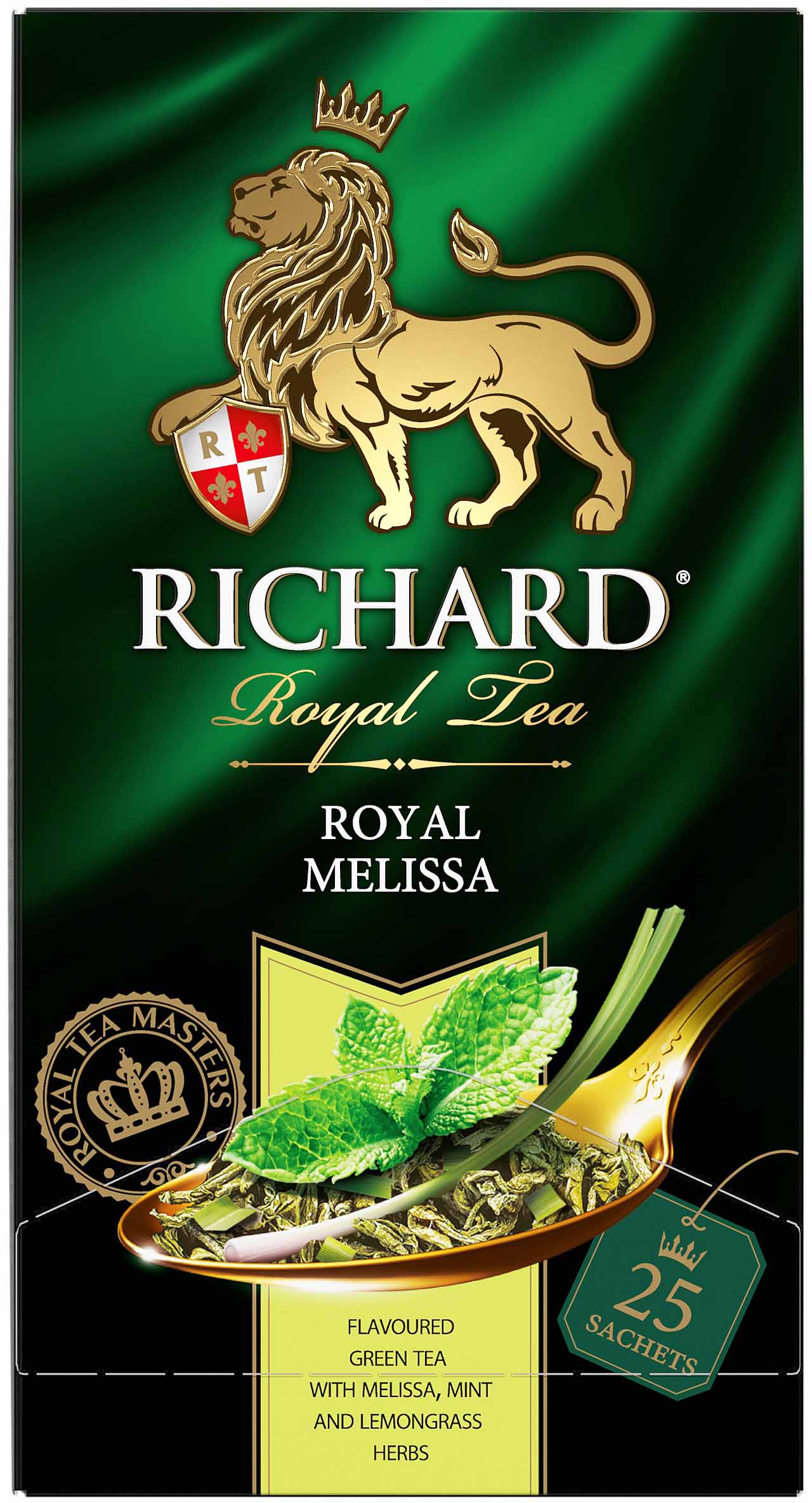 

Чай зеленый Richard Royal Melissa мелисса мята лемонграсс 25пак 37.5г