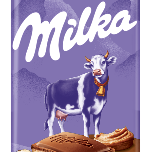 Шоколад молочный Milka с начинкой Ореховая паста из фундука