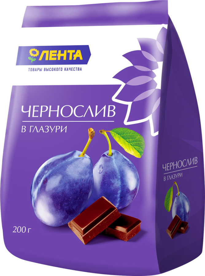 

Конфеты ЛЕНТА Фрукты в глазури чернослив