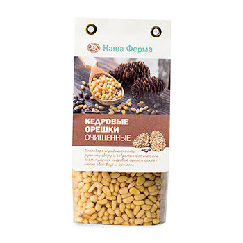 Орехи кедровые «Сибирские» очищенные, «Наша Ферма»