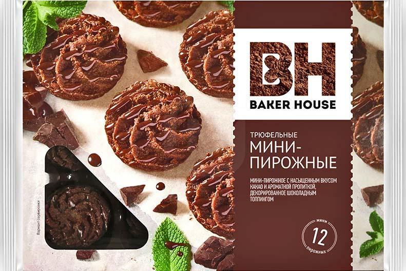 

Мини-пирожные Baker House Трюфельные 12шт